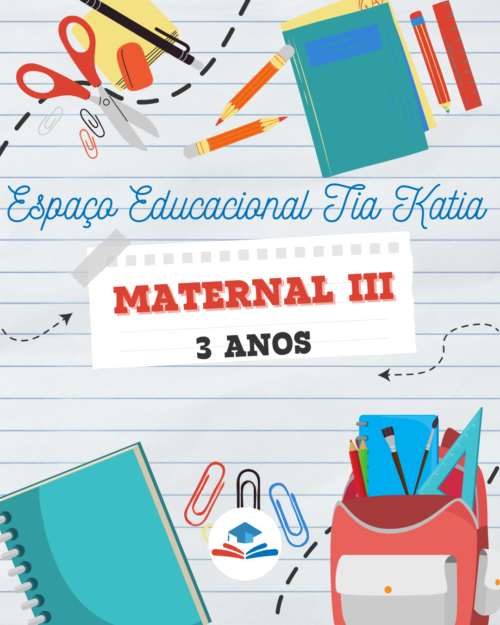 *3 ANOS MATERNAL III - KIT DE LIVROS - TIA KATIA