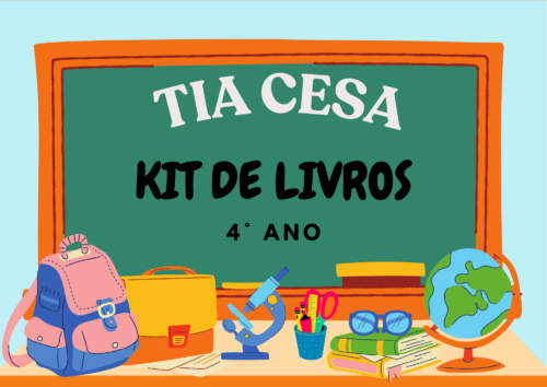KIT DE LIVROS -  4º ANO - TIA CESA