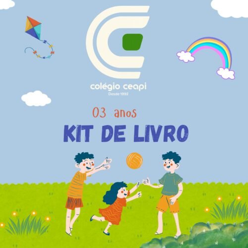 * 03 ANOS - KIT DE LIVRO - CENTRO DE APRENDIZAGEM INTEGRADA - CEAPI